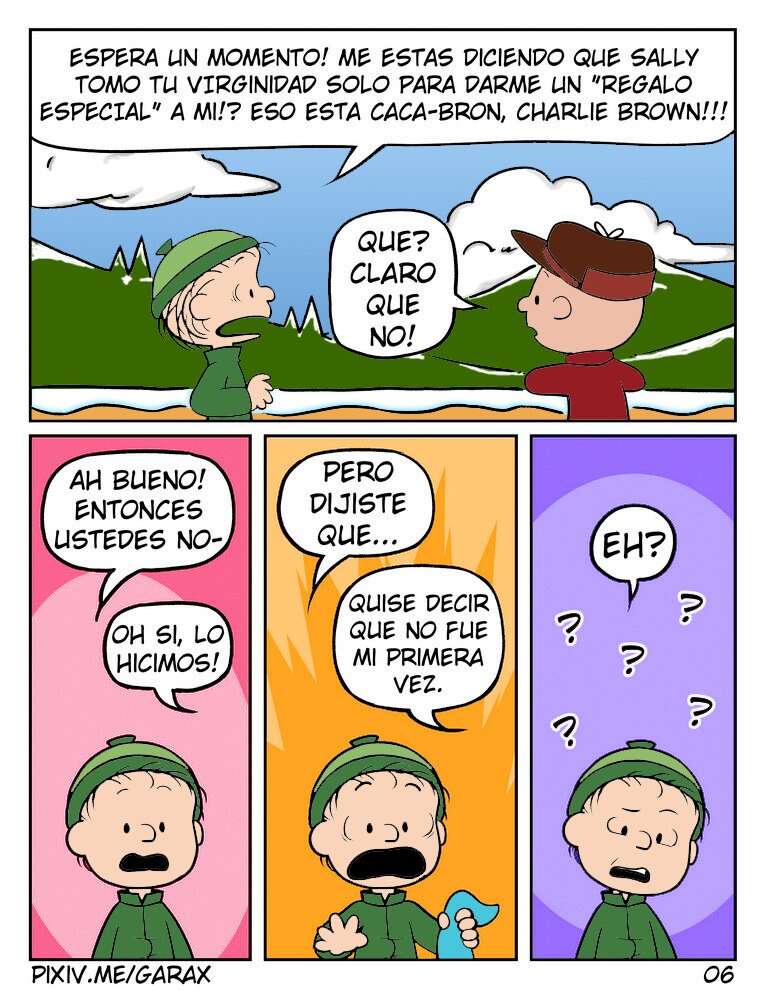 You are a Sister Fucker Charlie Brown Spanish Colorized page06   97253160 lq.jpg