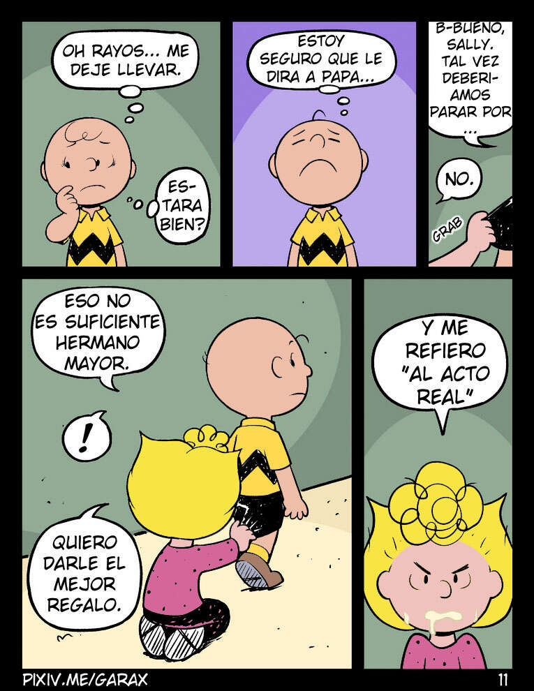 You Are A Sister Fucker Charlie Brown Spanish Colorized Page11 71806952